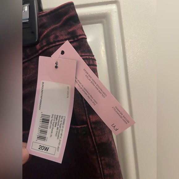 Wild Fable Burgundy Denim Jeans - Picture 3 of 7